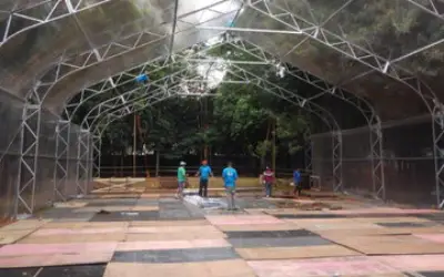 Galpão em Lona Cristal para Venda